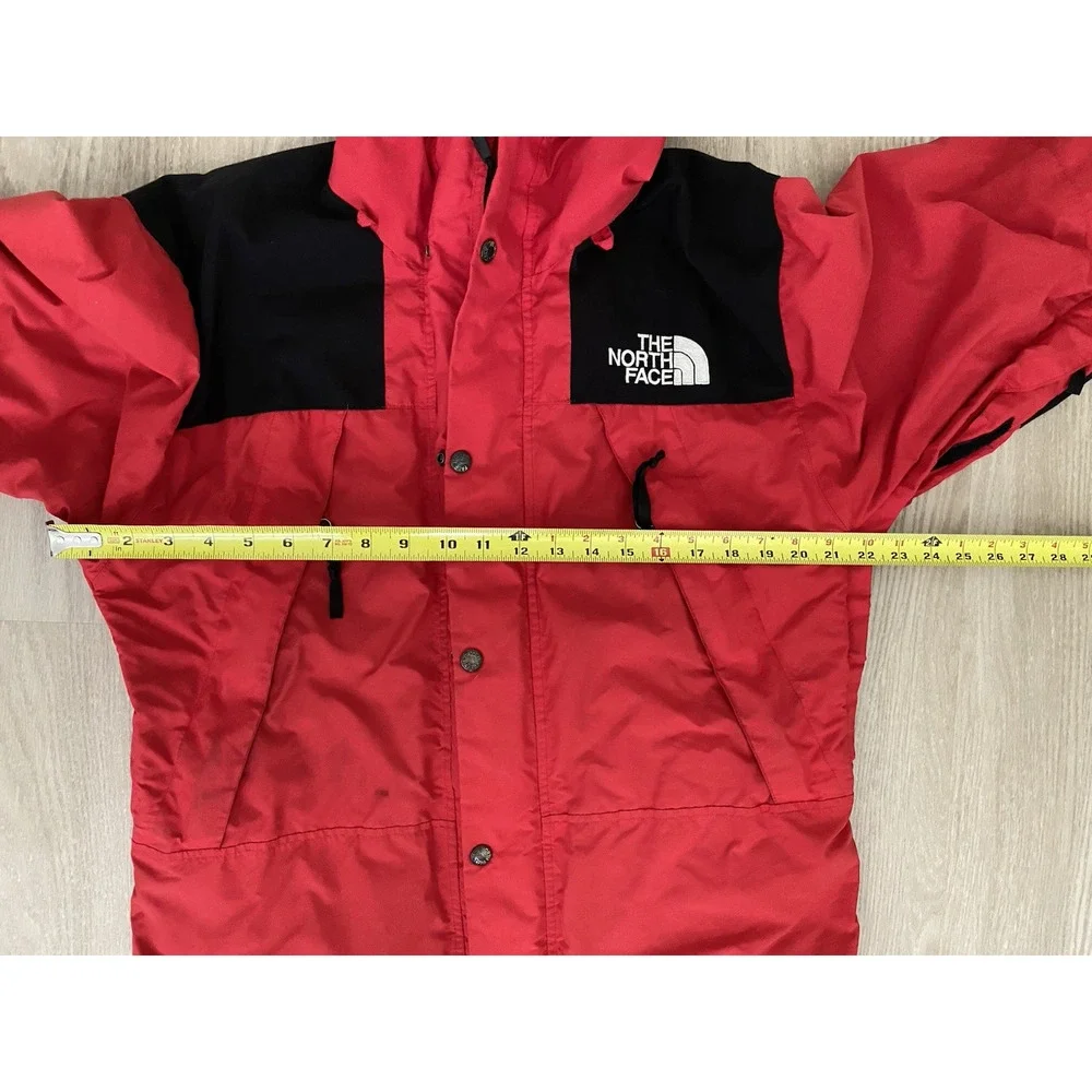 The North Face Red and Black Hooded Gore-Tex Jacket